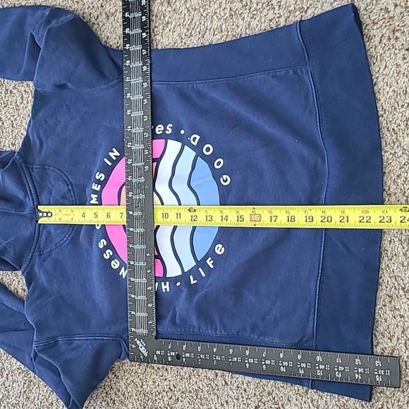 Life Is Good Navy Zip-Up Hoodie Jacket - Picture 6 of 6